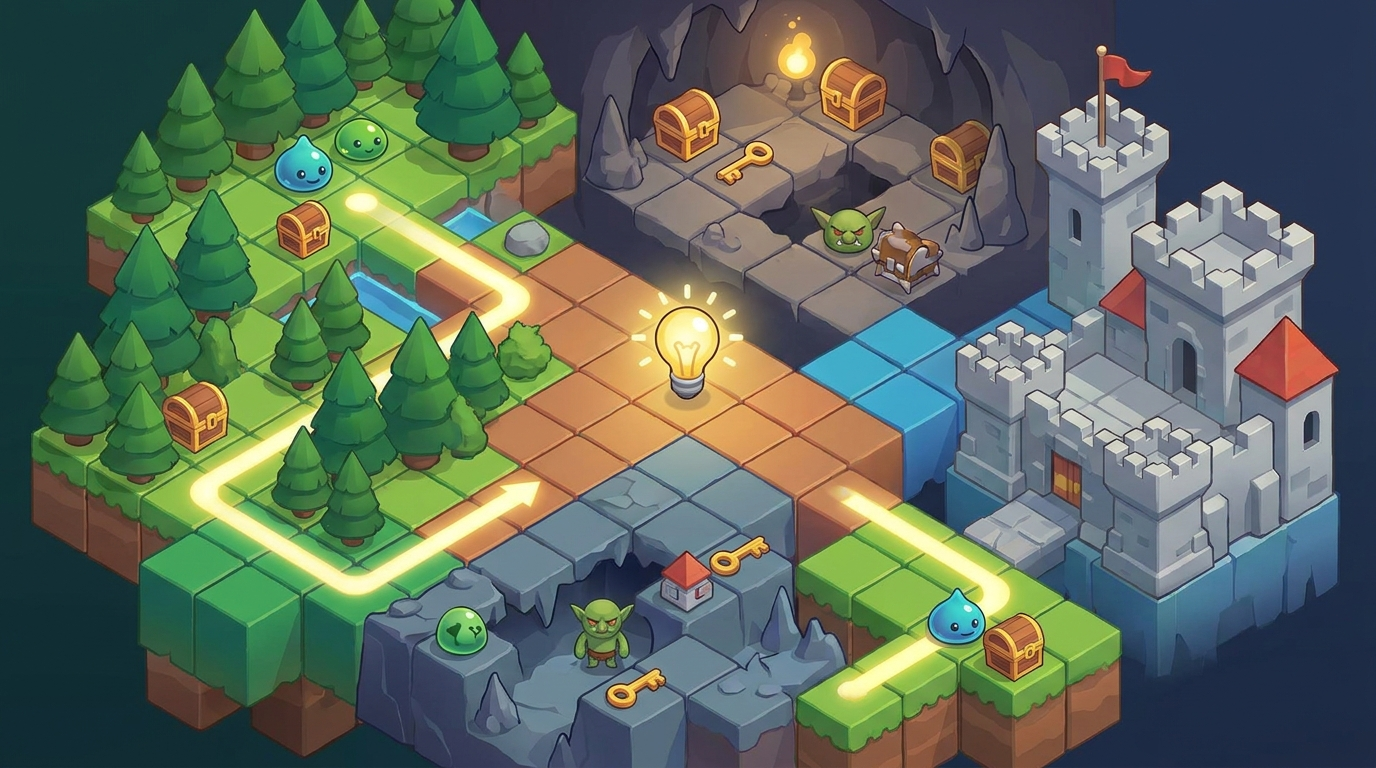 「これってゲームのパズルみたい！」ひらめきが生まれる瞬間