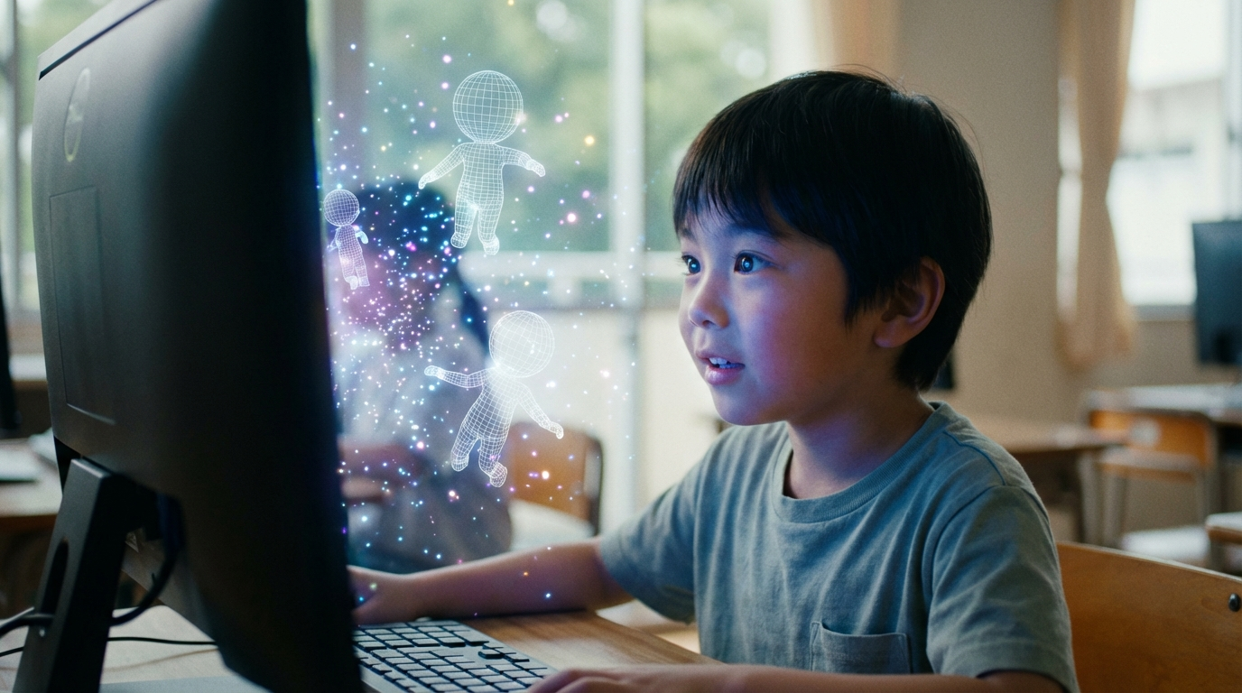BlenderやAIが、こどもたちの「熱中」を引き出すワケ
