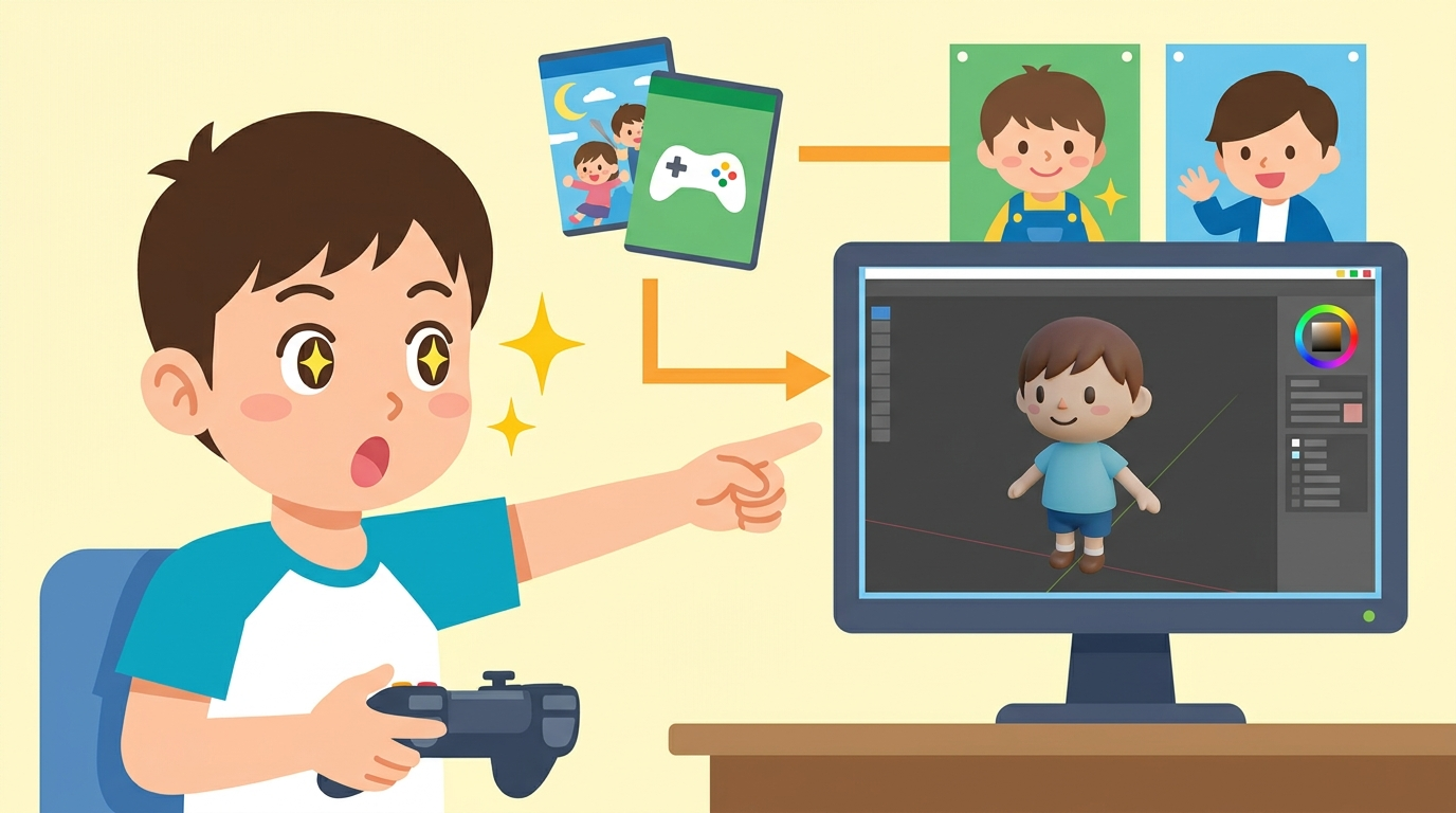「ゲームするだけ」だった子が「作る側」に変わるまで