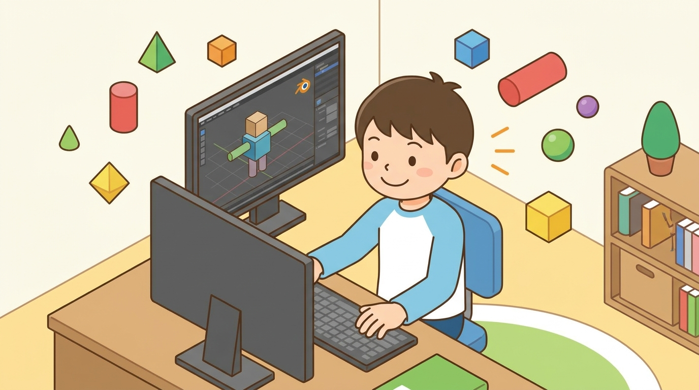 Blenderで広がる「できる!」の喜び
