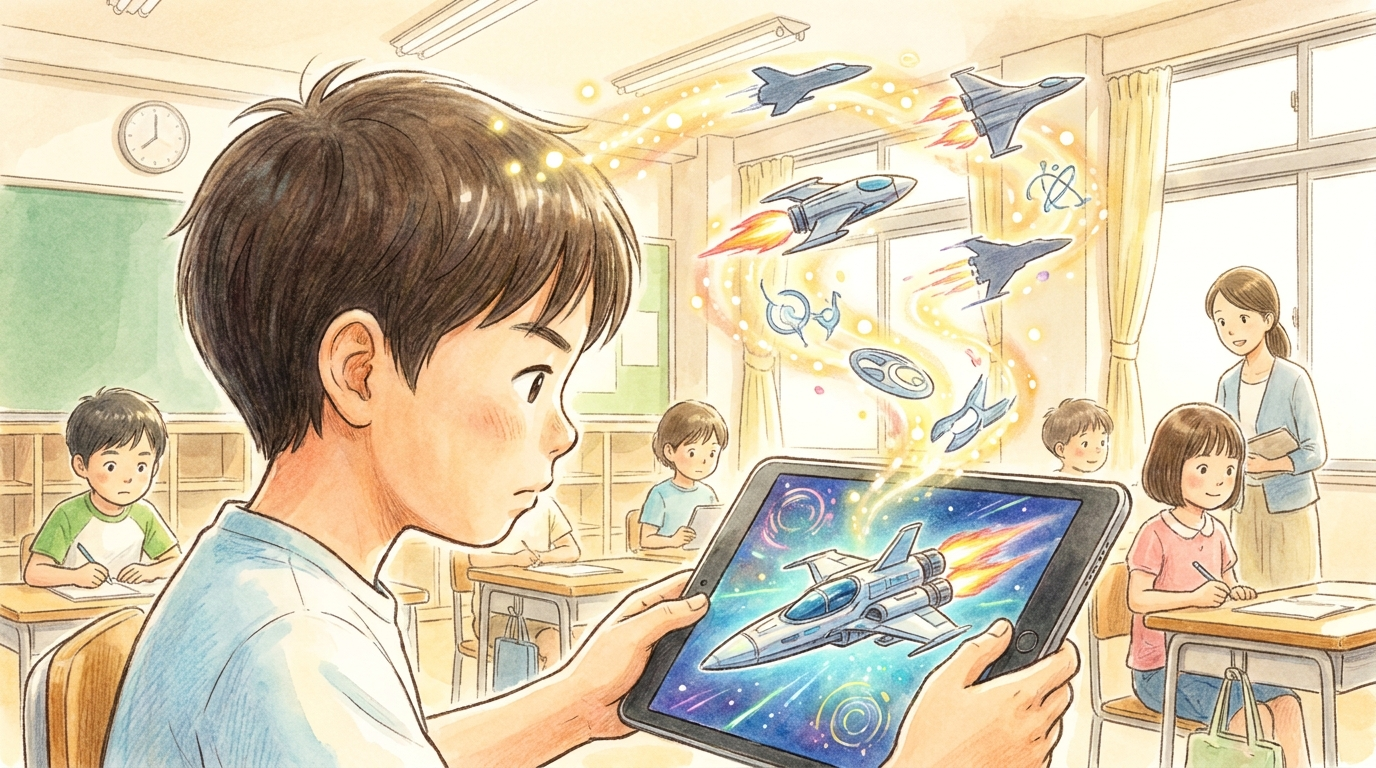 「先生、AIってもっとすごい絵も描けるんだよ！」Mottoのレッスンで見つけた子どもの成長