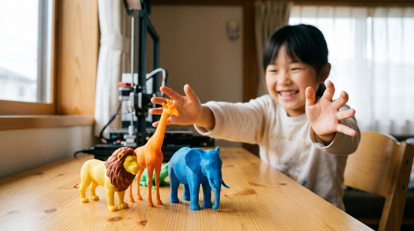 「画面の中」から「手の中」へ!3Dプリンターで叶う創造の喜び