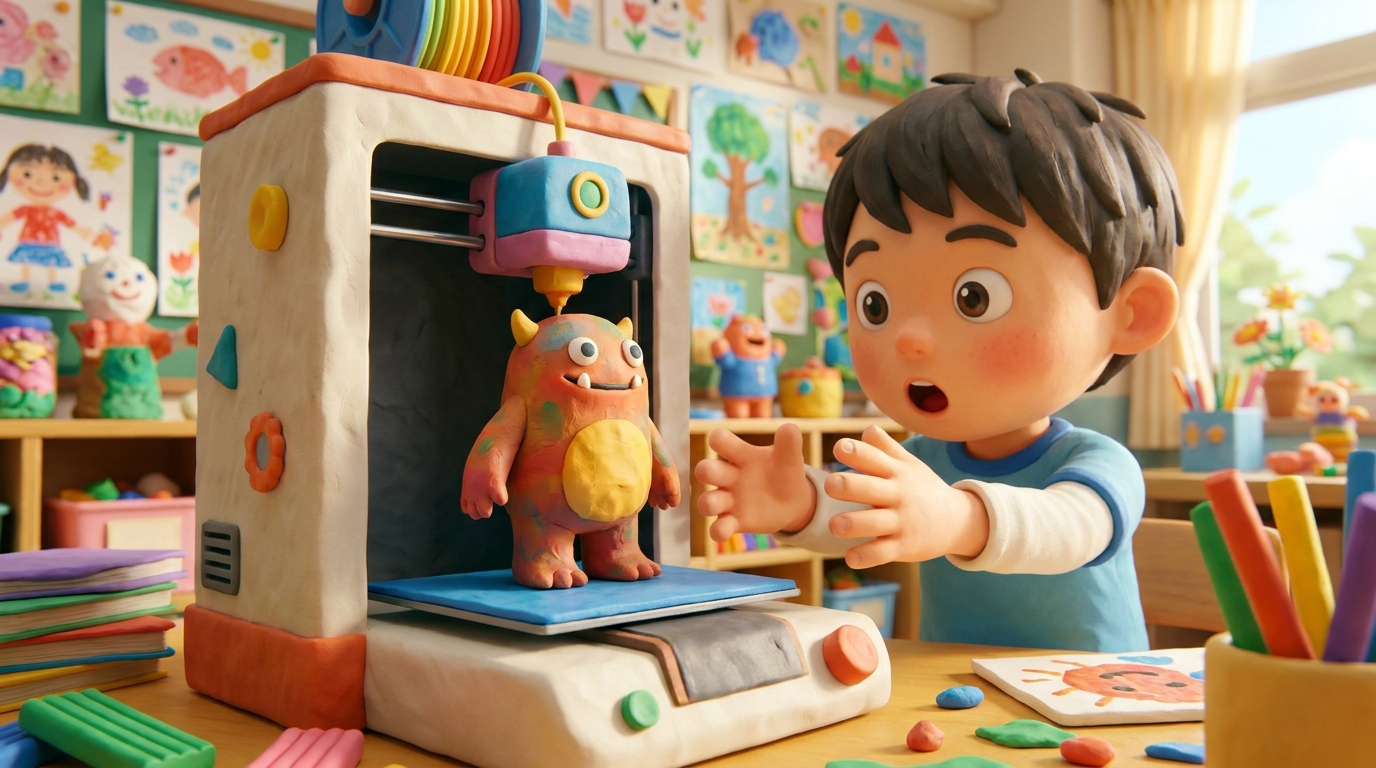 手で触れる感動!3Dプリンターで作品が生まれる瞬間