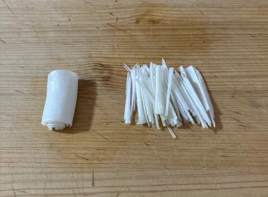 白髪ねぎを作る