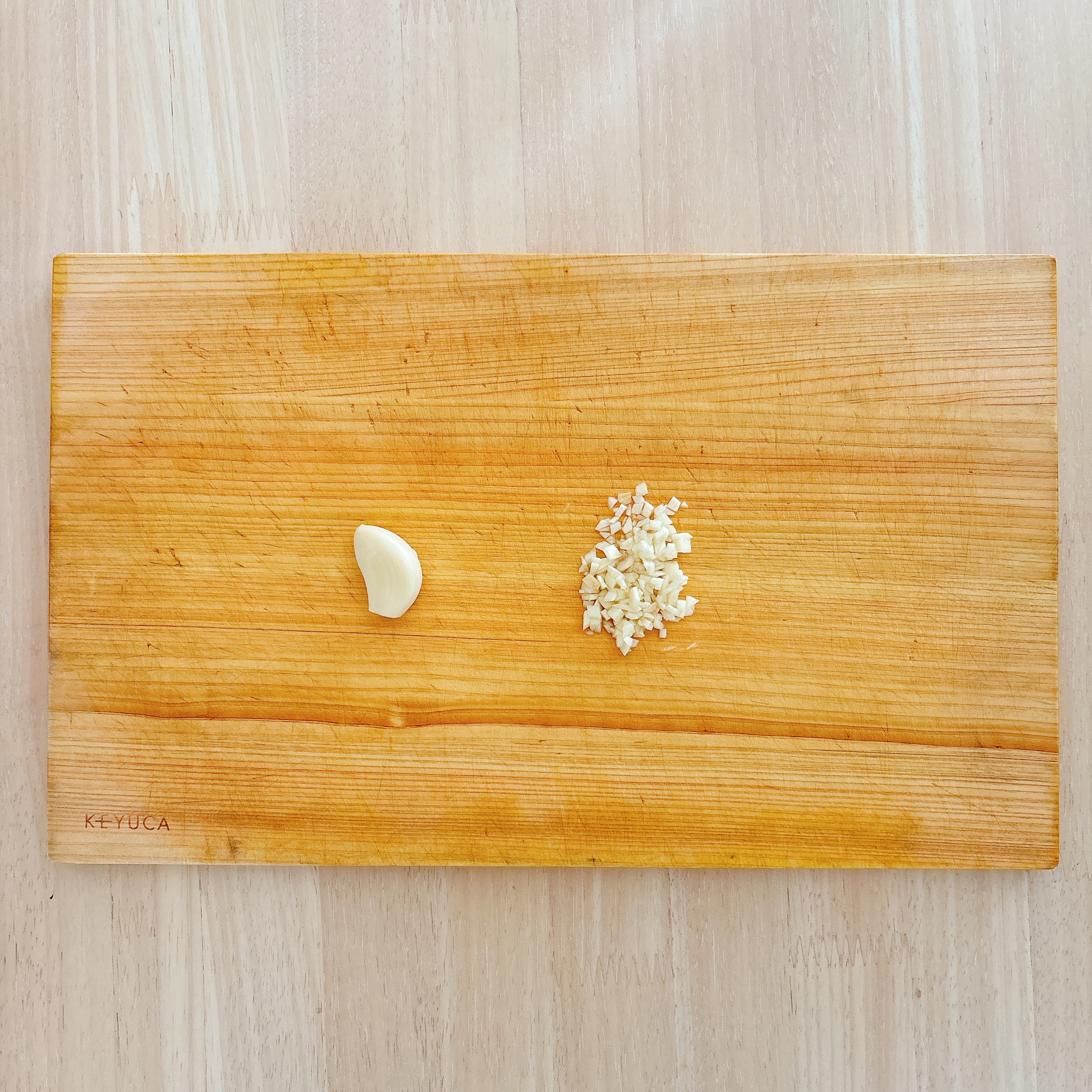 下ごしらえ（にんにく）