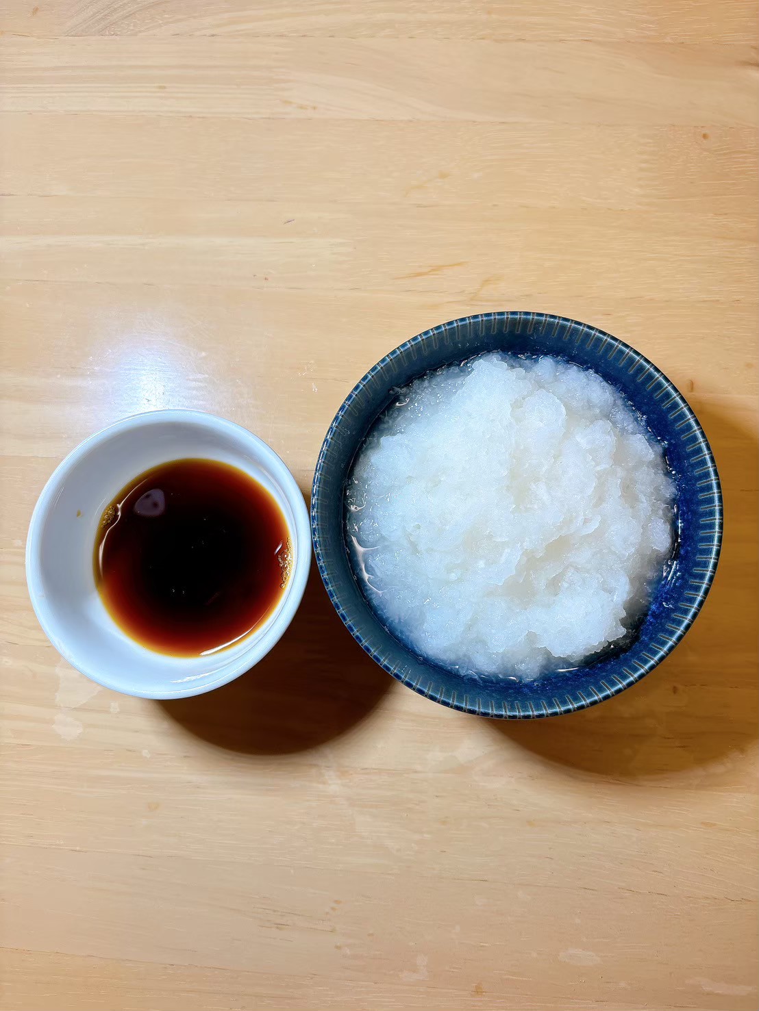 大根おろしの準備