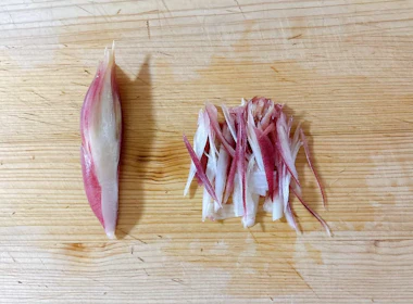 ミョウガの準備
