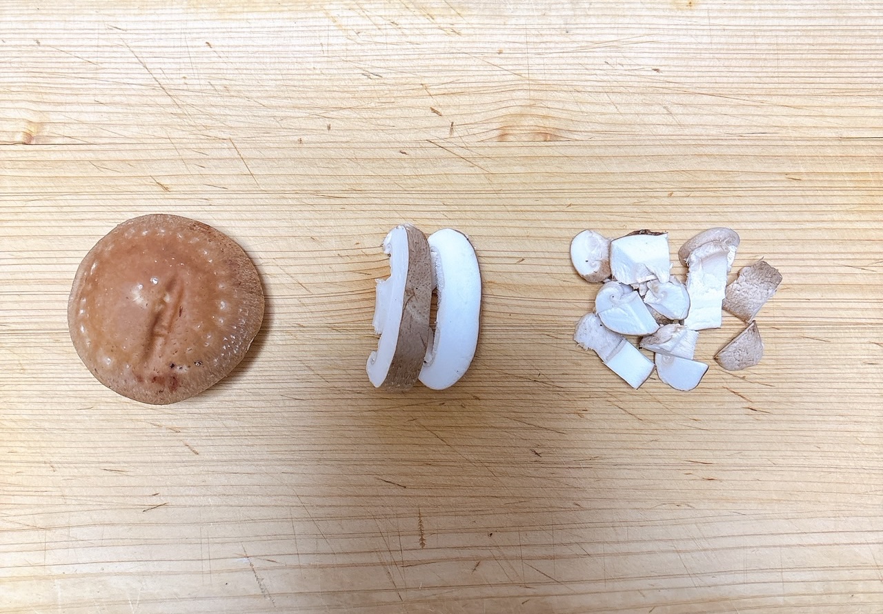 下ごしらえ（椎茸）