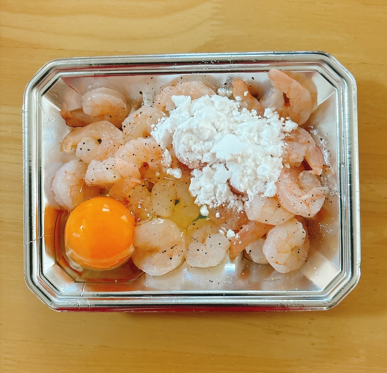 下ごしらえ（エビ）