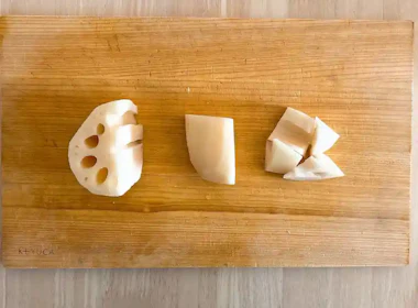 下ごしらえ(れんこん)