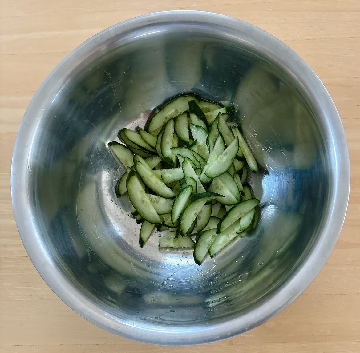 きゅうりの水切り