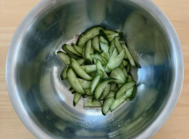 きゅうりの水切り