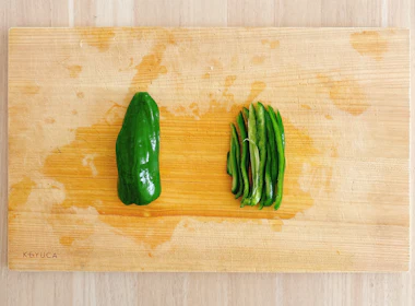 下ごしらえ(ピーマン)