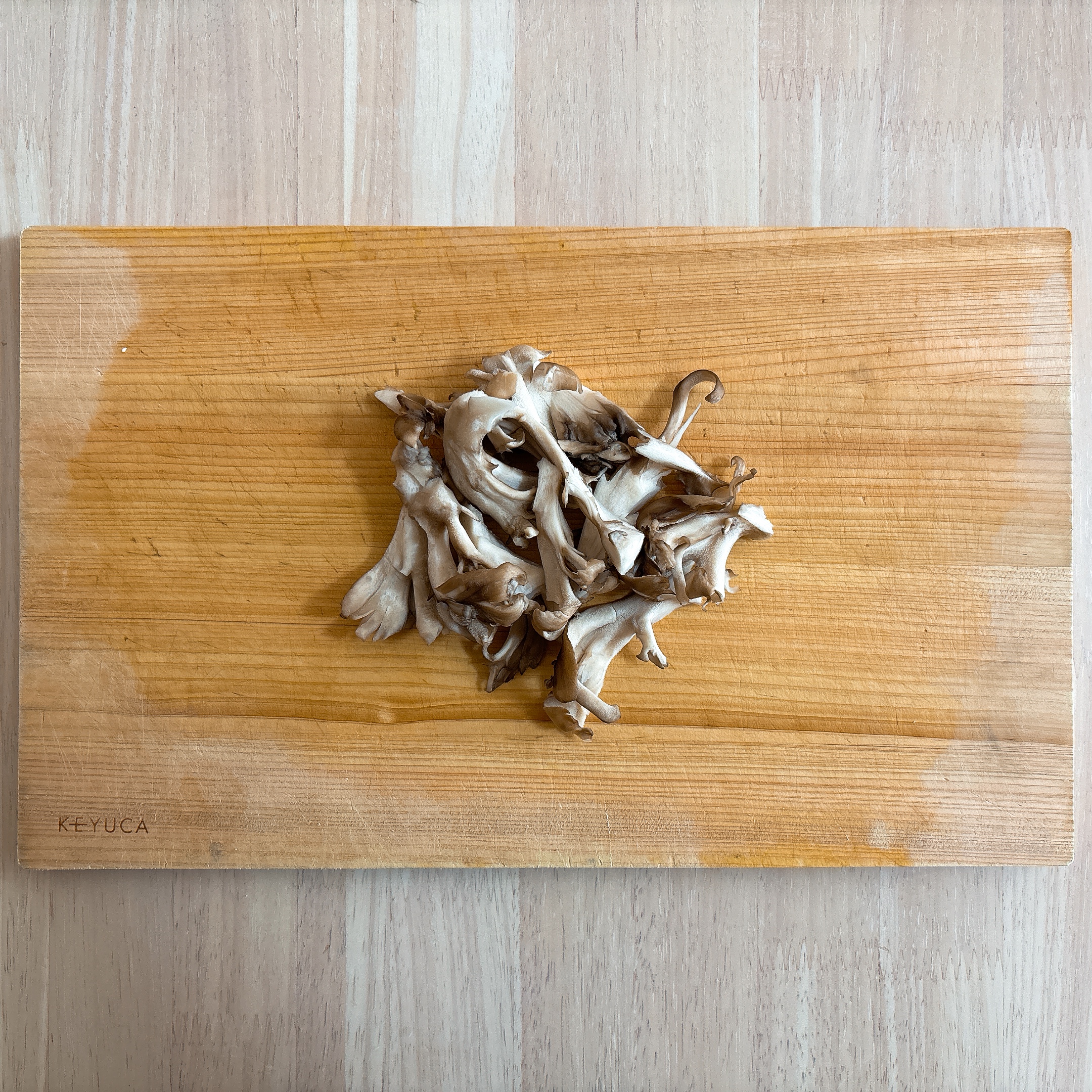 下ごしらえ（舞茸）