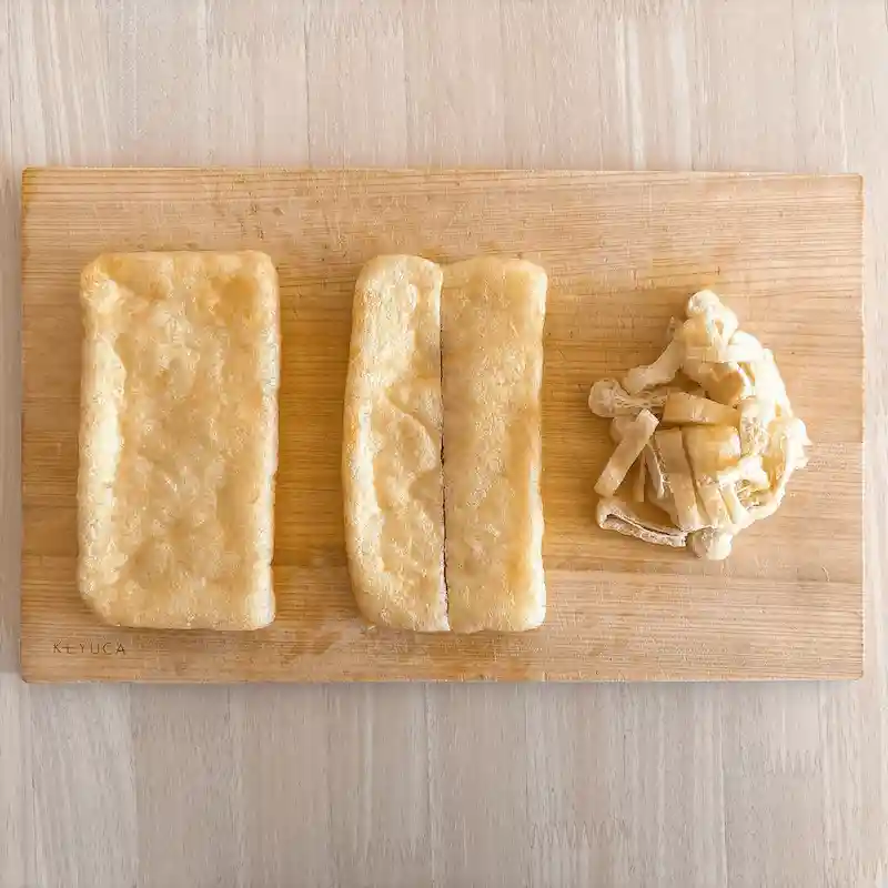 下ごしらえ（油揚げ）