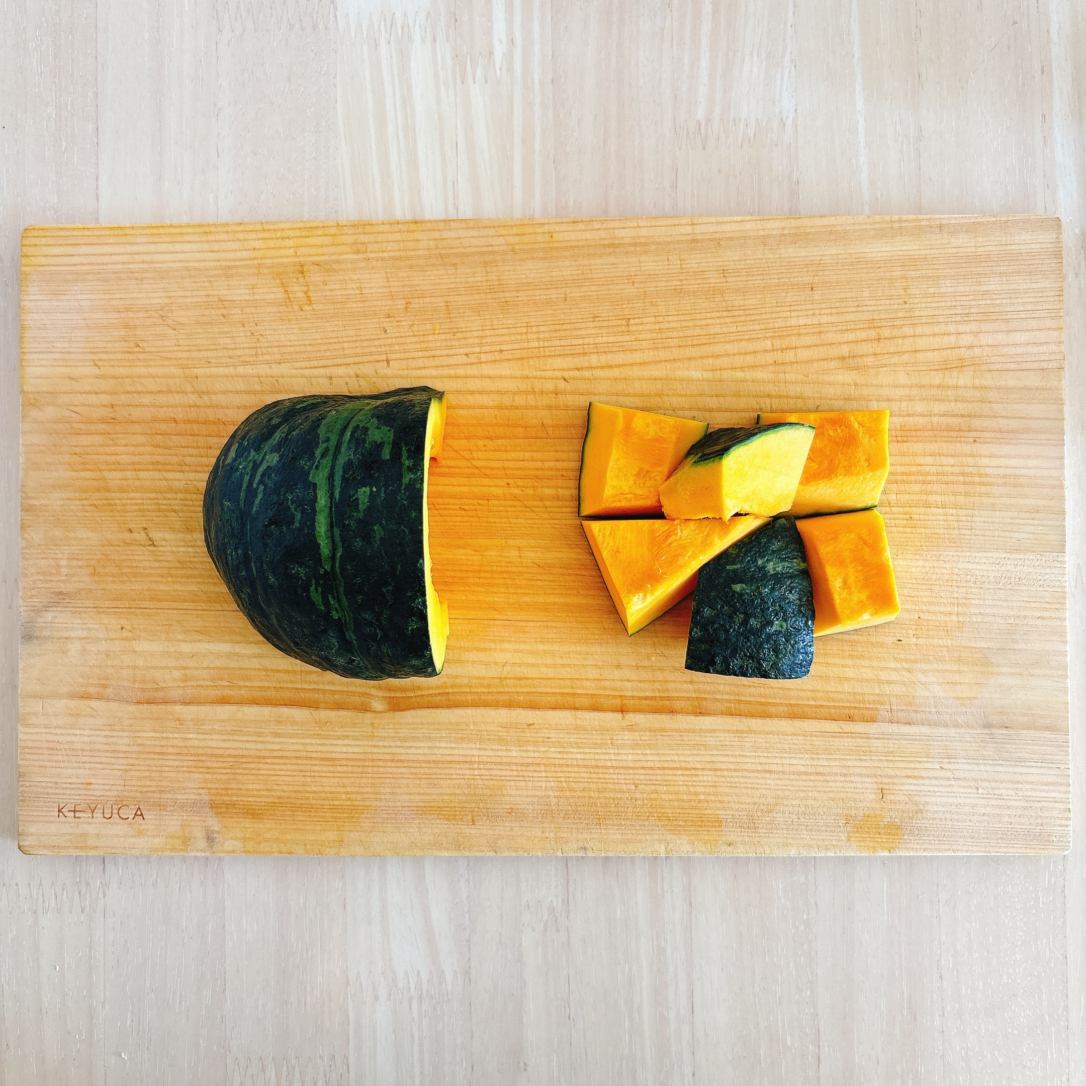 下ごしらえ（かぼちゃ）