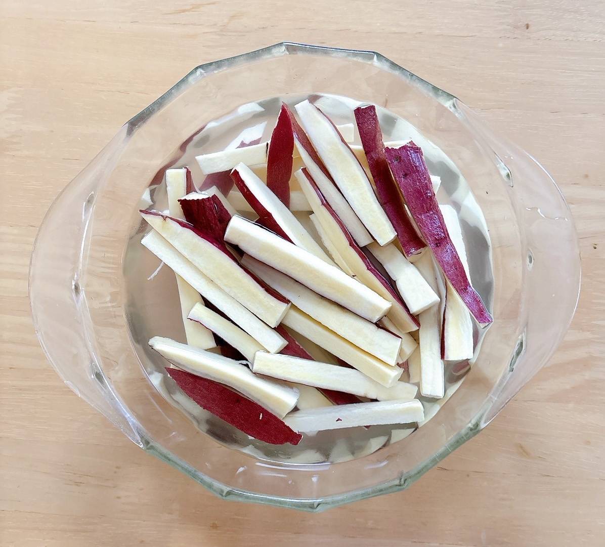 下ごしらえ（水にさらす）