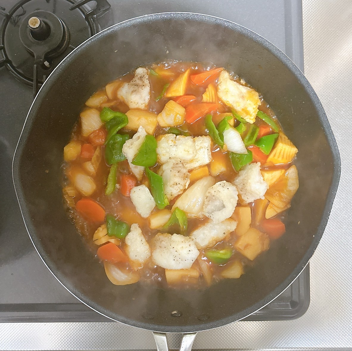 調理（煮込む）