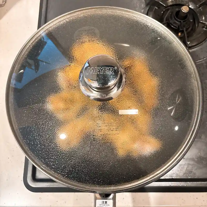 調理（蒸し焼き）