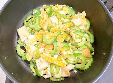 全体を炒め合わせる