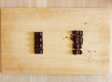 下ごしらえ(チョコレートを切る)