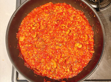 調理(煮詰める)