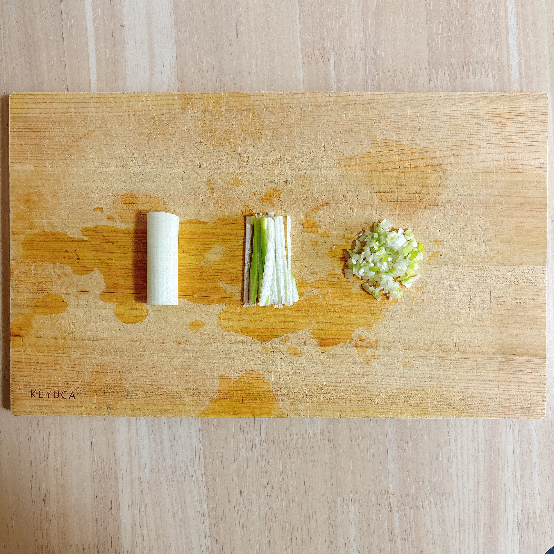 下ごしらえ（長ネギ）