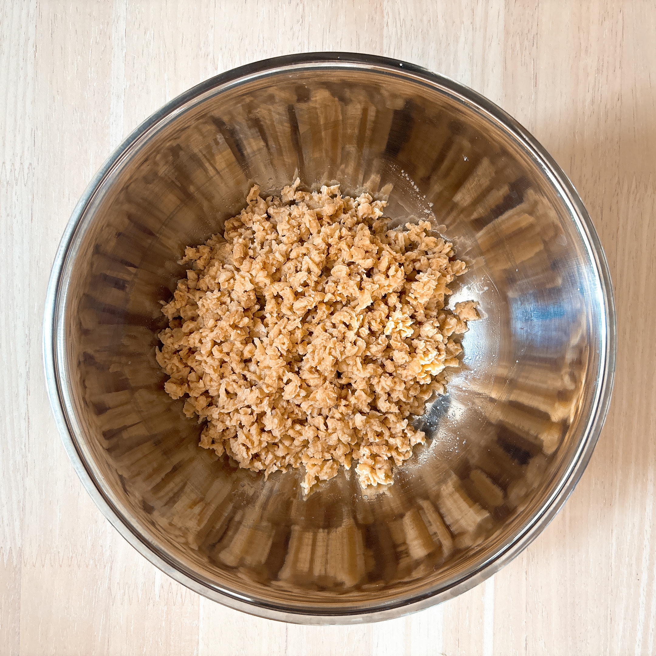 下ごしらえ（大豆ミート（乾燥））