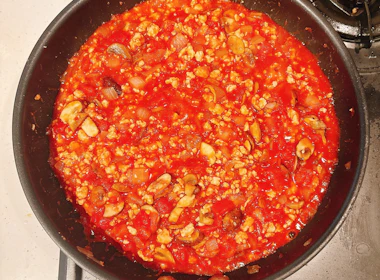 調理(煮詰める)