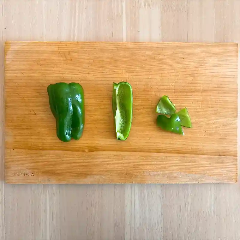 下ごしらえ（ピーマン）