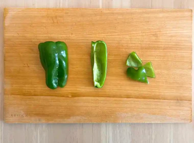 下ごしらえ(ピーマン)