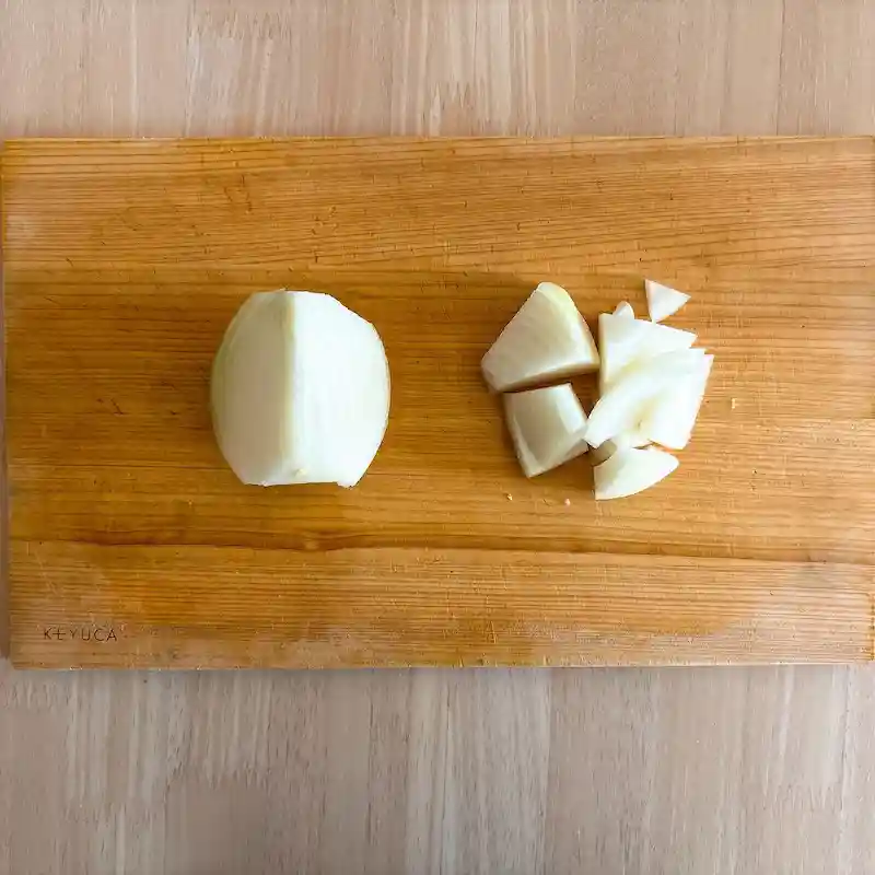 下ごしらえ（玉ねぎ）