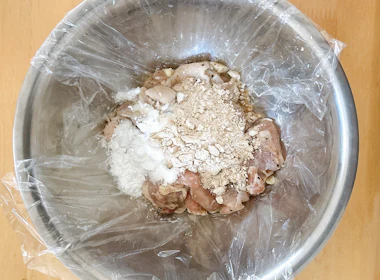 下ごしらえ(衣をつける)