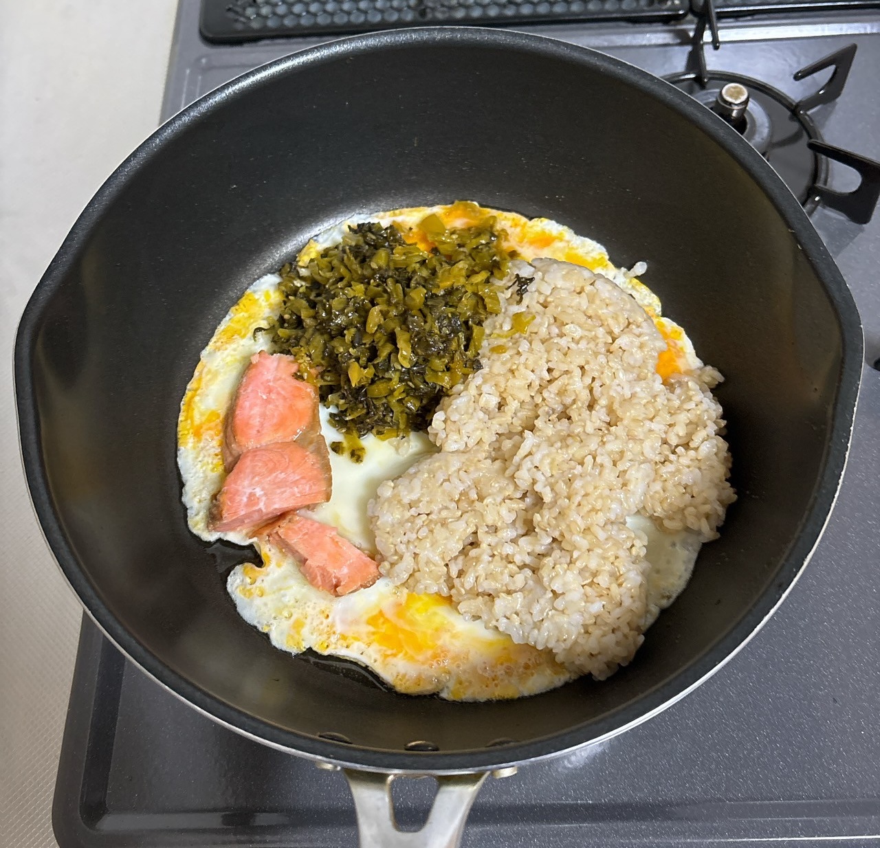 チャーハン作り