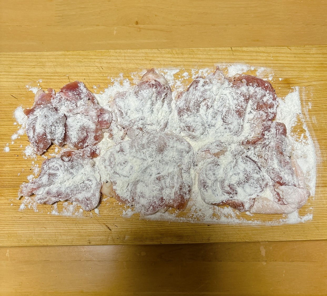 下ごしらえ（小麦粉）