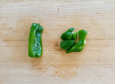 下ごしらえ(ピーマン)