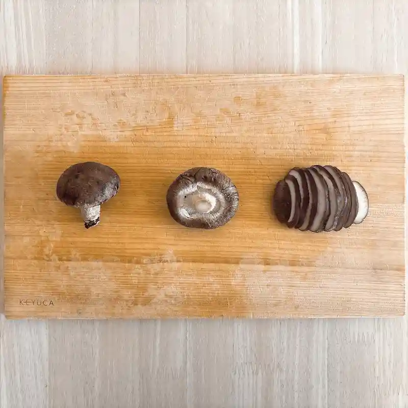 下ごしらえ（しいたけ）