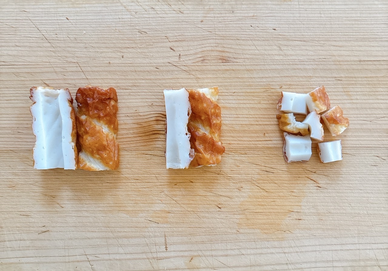 下ごしらえ（ちくわ）