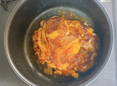 調理(照り焼き)