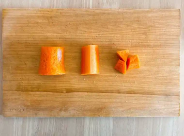 下ごしらえ(にんじん)