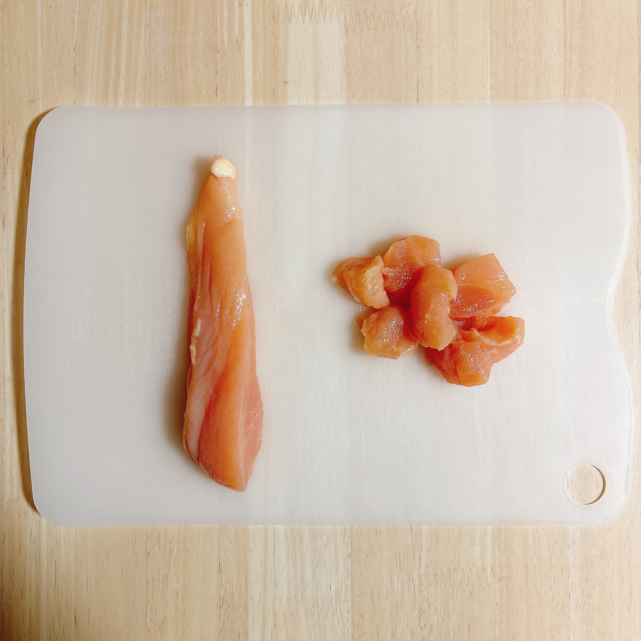 下ごしらえ（鶏肉）