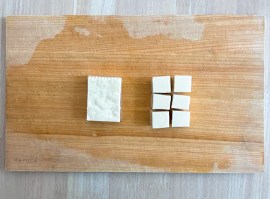 下ごしらえ(木綿豆腐)