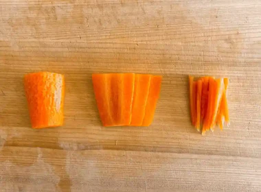 下ごしらえ(にんじん)