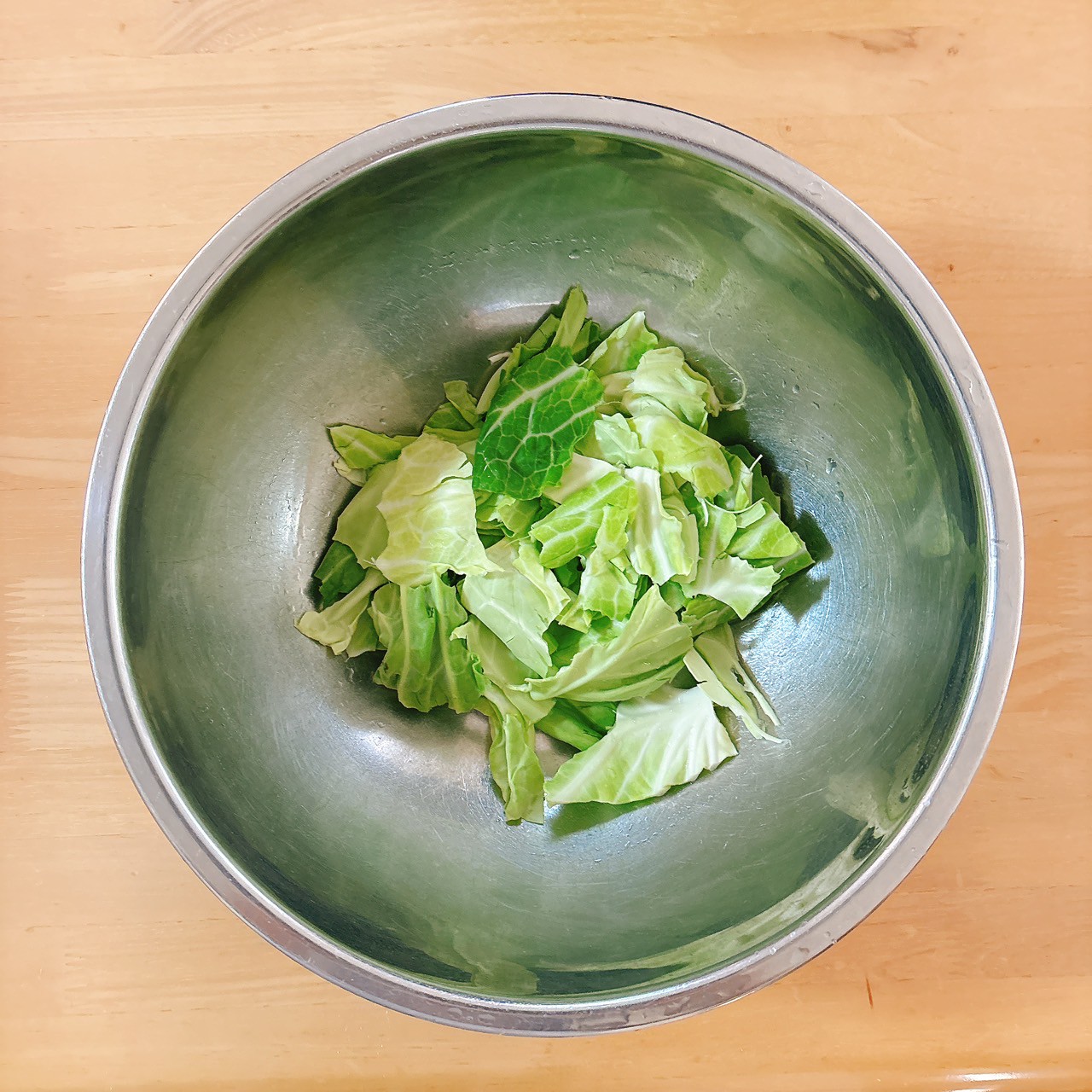 下ごしらえ（キャベツ）