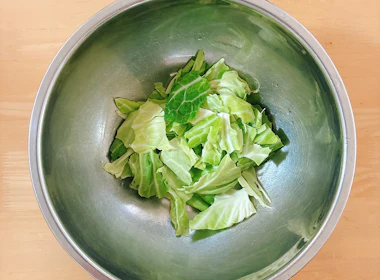 下ごしらえ(キャベツ)