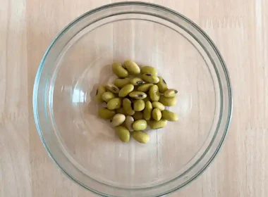 下ごしらえ(大豆の水煮)