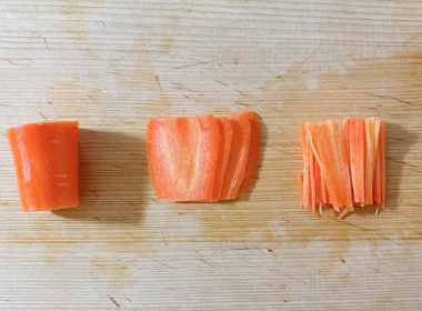 下ごしらえ(にんじん)