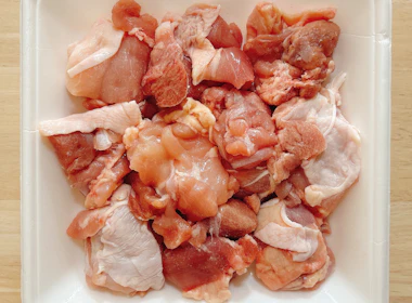 下ごしらえ(鶏もも肉)