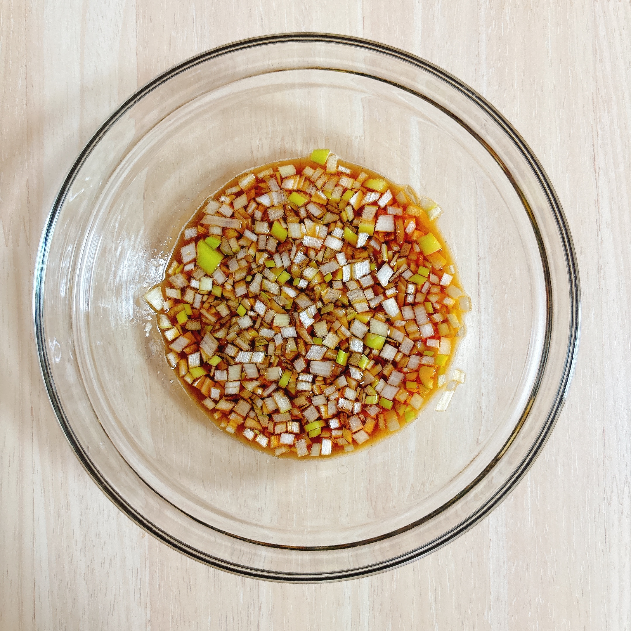 下ごしらえ（ネギだれを作る）