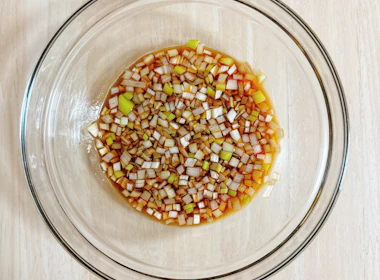 下ごしらえ(ネギだれを作る)